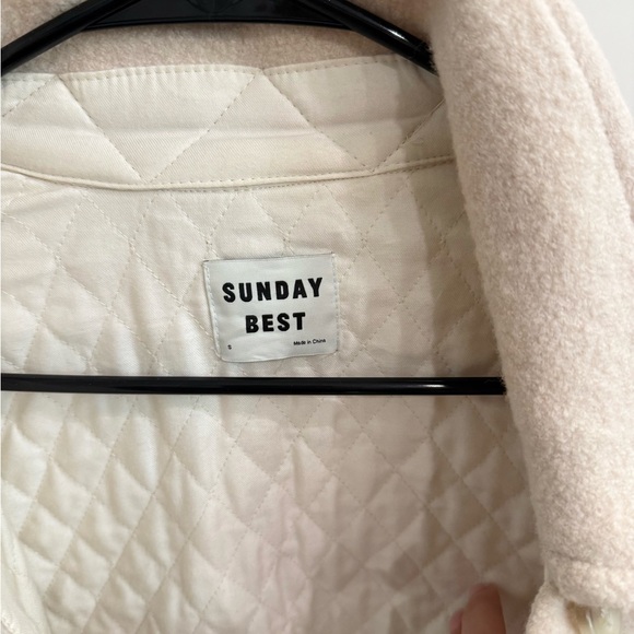 Combo- Sunday Best Beige Utility Jacket and TNA white top! - Picture 4 of 10